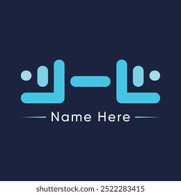 Gym and Fitness Logo Design - Barbell Logo