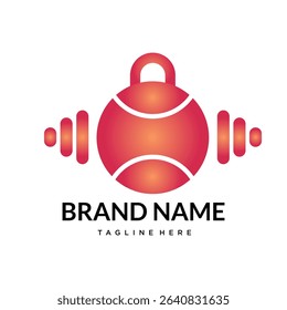 gym  fitness logo design template