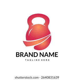 gym  fitness logo design template