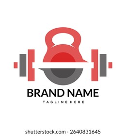 gym  fitness logo design template