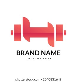 gym  fitness logo design template