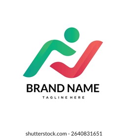gym  fitness logo design template