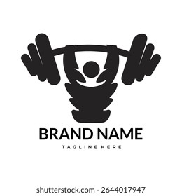 gym fitness logo design template