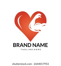 gym fitness logo design template