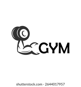 gym fitness logo design template