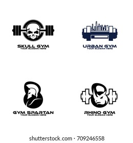 Gym and Fitness Logo Template