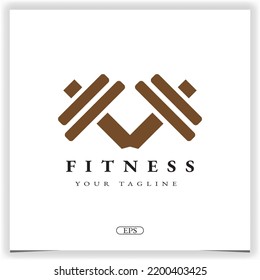 Gym Fitness Modern Logo Premium Elegant Template Vector Eps 10