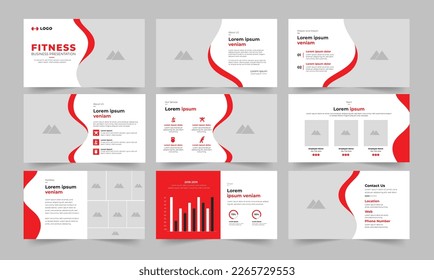 Gym and Fitness Presentation Template 