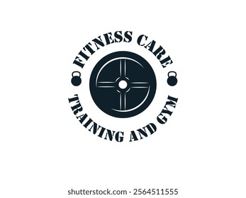 Gym Fitness Sport Club Vintage Retro Emblem Badge Label Logo Design. Gym Fitness Sport Club Logo Design | Vintage Retro Emblem Badge for Fitness Branding