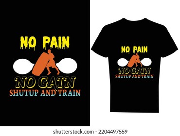 Gym Fitness T Shirt Design