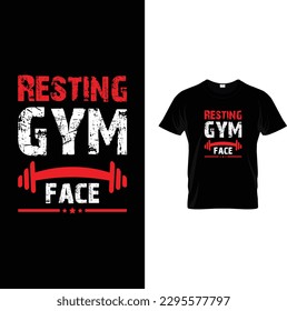 Gym and Fitness t shirt design vector