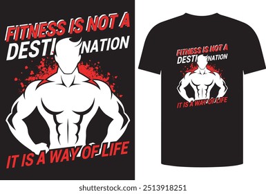 Gym, Fitness T shirt Design