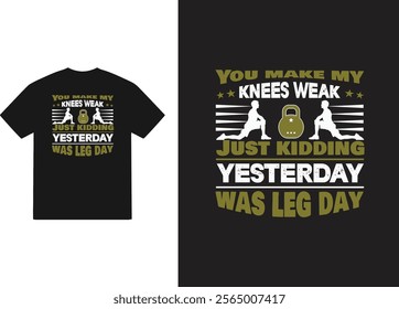 Gym and fitness t shirt with quotes