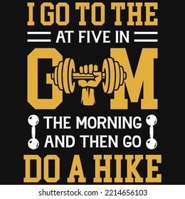 Gym Or Fitness Tshirt Design