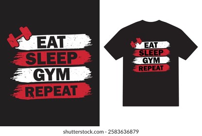 Gym Fitness t-shirt Design | Fitness T-Shirt Design