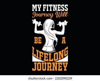 Gym fitness t-shirt design vector file