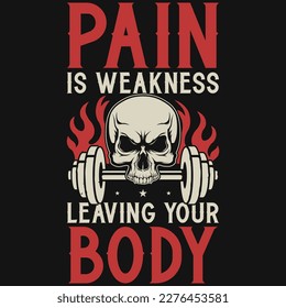 Gym or fitness tshirt design vector design 