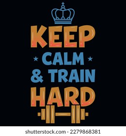 Gym or fitness tshirt design vector design