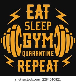 Gym or fitness tshirt design vector design
