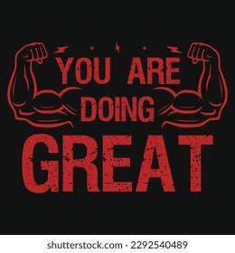 Gym or fitness tshirt design vector design