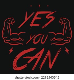 Gym or fitness tshirt design vector design