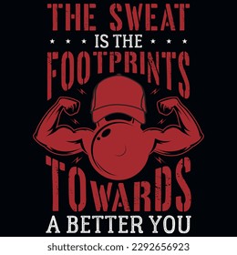 Gym or fitness tshirt design vector design