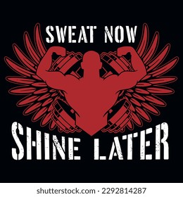 Gym or fitness tshirt design vector design