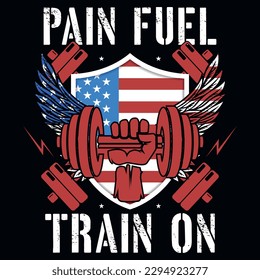Gym or fitness tshirt design vector design