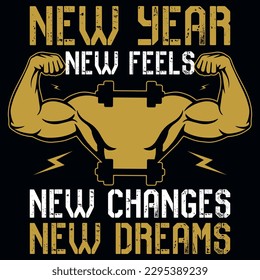Gym or fitness tshirt design vector design