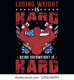 Gym or fitness tshirt design vector design