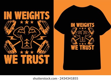 Gym And Fitness T-shirt design,Fitness t shirt design Vector File