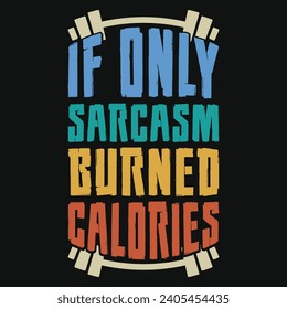 Gym or fitness typography tshirt design