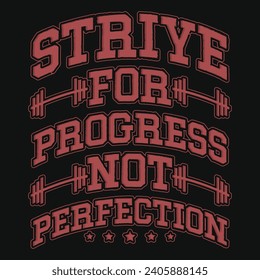 Gym or fitness typography tshirt design