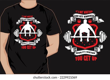 Gym, Fitness typography vintage print vector, Gym Fitness Workout typography vector print design