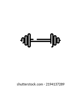 Gym, Fitness, Weight Dotted Line Icon Vector Illustration Logo Template. Suitable For Many Purposes.