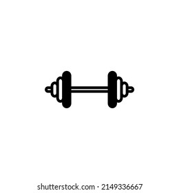 Plantilla de logotipo de Ilustración de Icono de línea sólida de gimnasio, fitness, peso. Idóneo Para Muchos Fines.