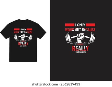 Gym, Fitness, Workout t shirt design