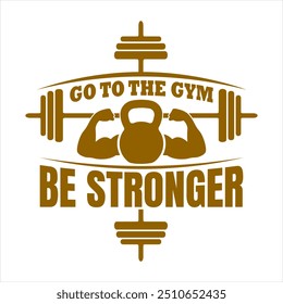 Gym Fitness Workout Trendy And Gym Motivational Custom Vector T-shirt Design Illustration