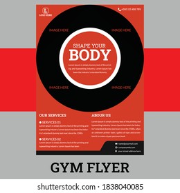 gym flyer design template free