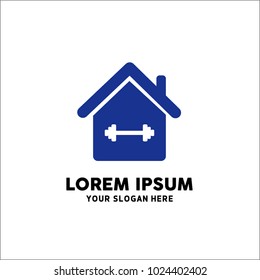 Gym House logo template