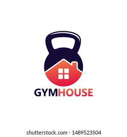 Gym House Logo Template Design Vector Stock Vector (Royalty Free ...