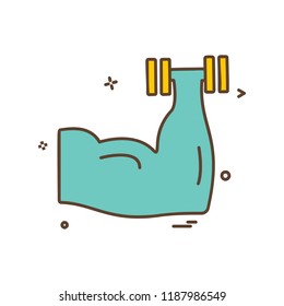 Gym icon design vector
