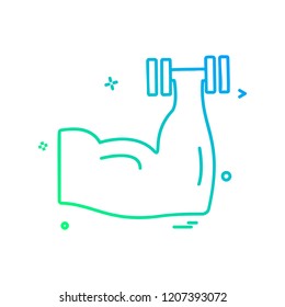 Gym icon design vector