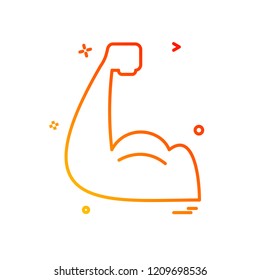 Gym icon design vector