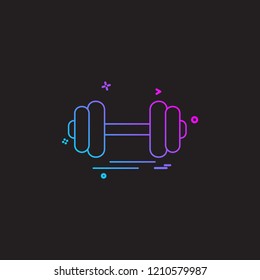 Gym icon design vector 