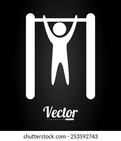 gym icon design, vector illustration eps10 graphic 