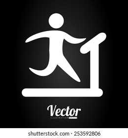 gym icon design, vector illustration eps10 graphic 