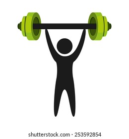 gym icon design, vector illustration eps10 graphic 
