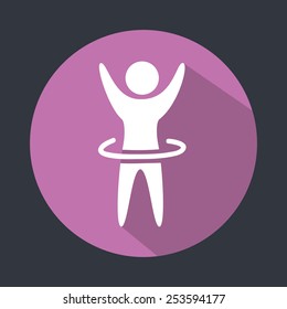 gym icon design, vector illustration eps10 graphic 