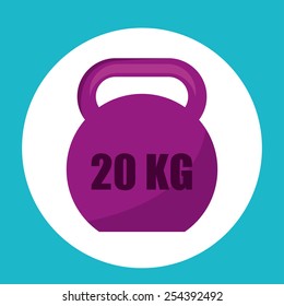 gym icon design, vector illustration eps10 graphic 